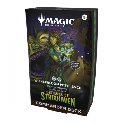 Secrets of Strixhaven Commander Decks Witherbloom Pestilence