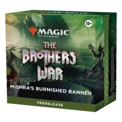 The Brothers War Prerelease Pack Mishras Burnished Banner