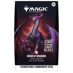 MTG Foundations: Reign of Dragons Commander Deck