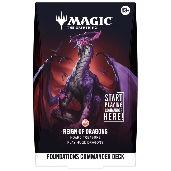 MTG Foundations: Reign of Dragons Commander Deck