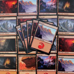Magic The Gathering - 80 Lands Pack - Mountain