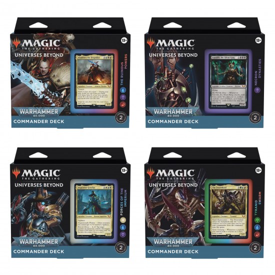 Warhammer 40,000 Commander Deck - Set of Four