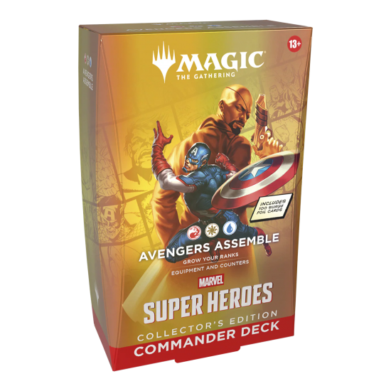 Magic: The Gathering - Marvel Super Heroes Commander Deck - Avengers Assemble (Collector's Edition) 