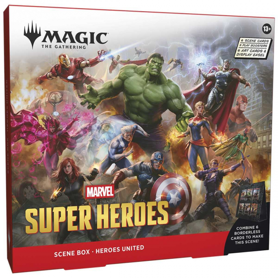Magic: The Gathering: Marvel Super Heroes Scene Box - Heroes United