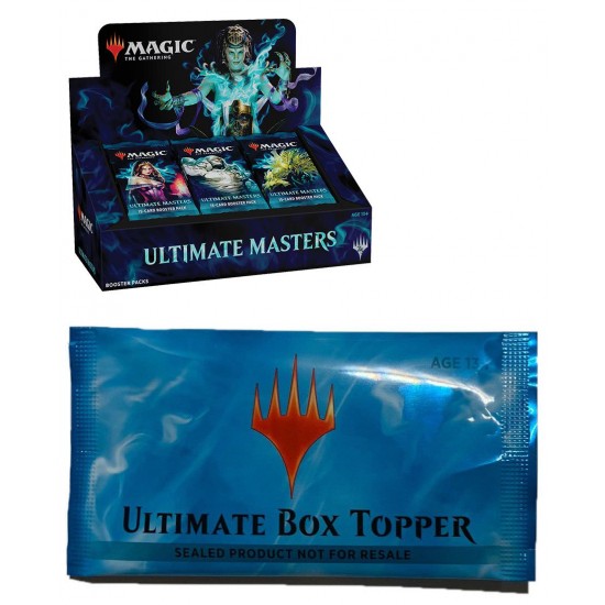 Ultimate Masters booster box with box topper