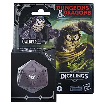 DUNGEONS & DRAGONS DICELINGS BLACK  OWLBEAR
