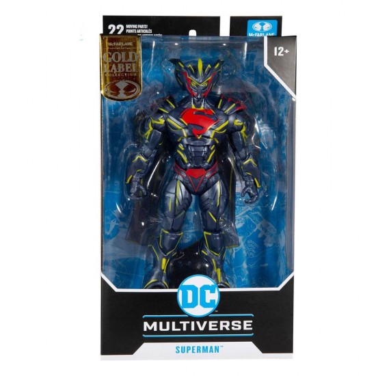 DC Multiverse Action Figure Superman Energized Unchained Armor (Gold Label)