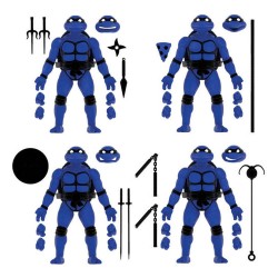 Teenage Mutant Ninja Turtles BST AXN Action Figure 4-Pack Midnight Turtles SDCC Exclusive