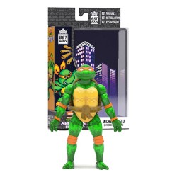Teenage Mutant Ninja Turtles BST AXN x IDW Action Figure & Comic Book Michelangelo Exclusive 