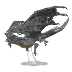   D&D Icons of the Realms Miniature Adult Silver Dragon