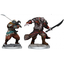 Magic The Gathering Unpainted Miniatures - Zurgo Helmsmasher & Unyielding Krumar