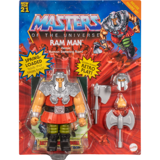 Masters of the Universe Origins Deluxe Actionfigure (14 cm) Ram Man