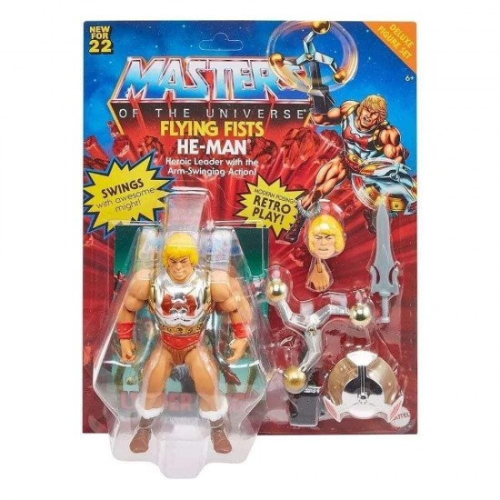 Masters of the Universe Origins Deluxe Actionfigure Flying Fist He-Man