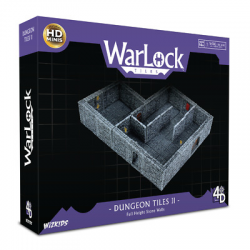 WarLock Tiles: Dungeon Tiles II Full Height Stone Walls