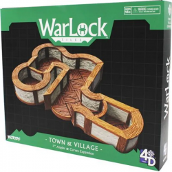 Warlock Tiles: Expansion Pack - 1 In. Town & Village Angles & Curves
