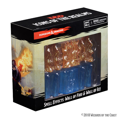 D&D Icons of the Realms Spell Effects: Wall of Fire & Wall of Ice
