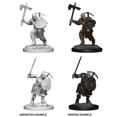 D&D Nolzur's Marvelous Miniatures: Earth Genasi Fighter