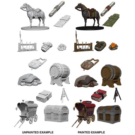 D&D Nolzur's Marvelous Miniatures: Adventurer's Campsite