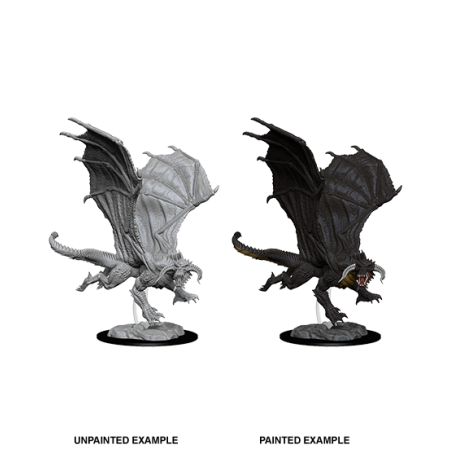 D&D Nolzur's Marvelous Miniatures: Young Black Dragon