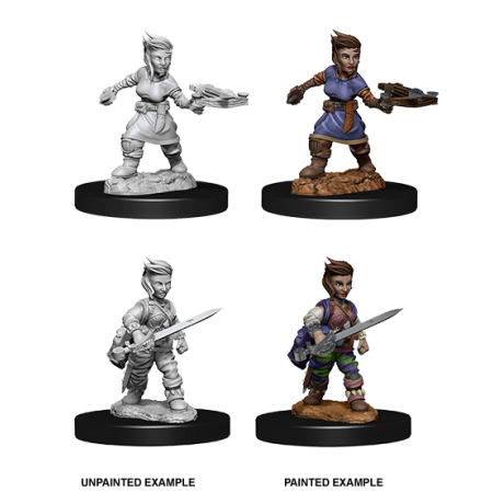 Pathfinder Battles Deep Cuts: Female Halfling Rogue
