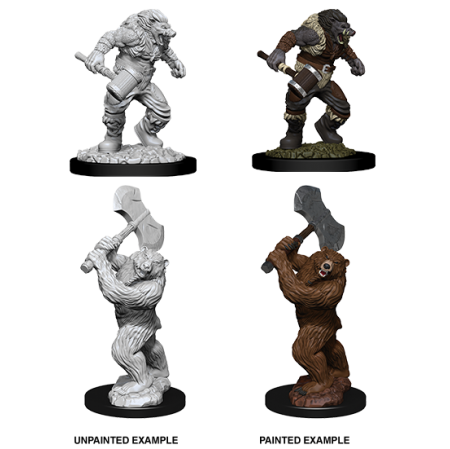 D&D Nolzur's Marvelous Miniatures: Wereboar & Werebear