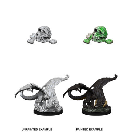 D&D Nolzur's Marvelous Miniatures: Black Dragon Wyrmling	