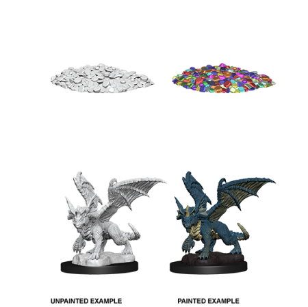 D&D Nolzur's Marvelous Miniatures: Blue Dragon Wyrmling