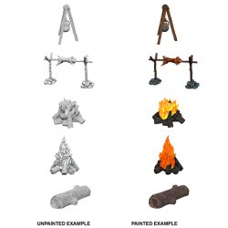 WizKids Deep Cuts: Camp Fire & Sitting Log