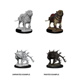 D&D Nolzur's Marvelous Miniatures: Mastiff & Shadow Mastiff