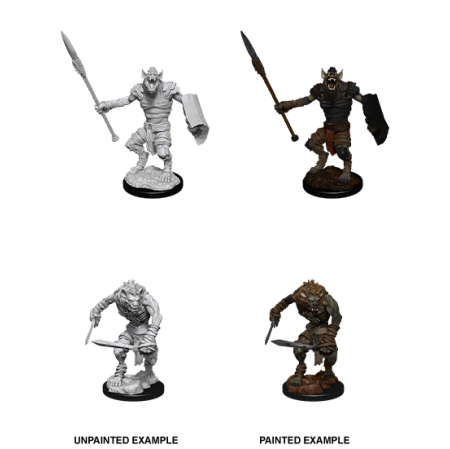 D&D Nolzur's Marvelous Miniatures: Gnoll & Gnoll Flesh Gnawer