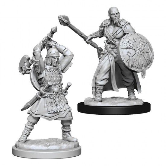 D&D Nolzur's Marvelous Miniatures Unpainted Miniatures Human Barbarian Male