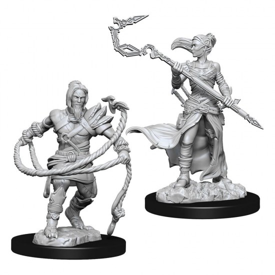 Magic the Gathering Deep Cuts Unpainted Miniatures Stoneforge Mystic & Kor Hookmaster