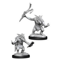 Magic the Gathering Deep Cuts Unpainted Miniatures Goblin Guide & Goblin Bushwhacker