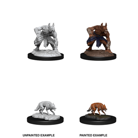D&D Nolzur's Marvelous Miniatures: Jackalwere & Jackal