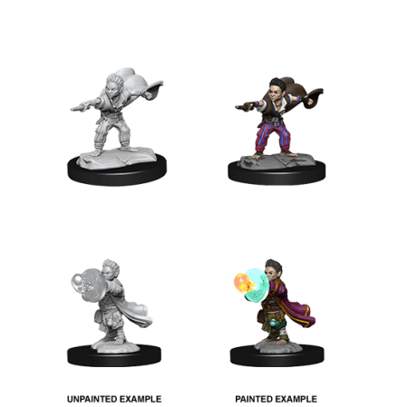 Pathfinder Deep Cuts: Halfling Wizard Male