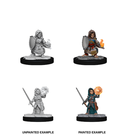 Pathfinder Deep Cuts: Halfling Cleric Female