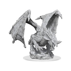 D&D Nolzur's Marvelous Miniatures Unpainted Miniature Young Blue Dragon