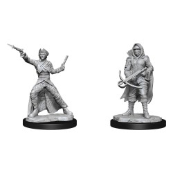 WizKids Deep Cuts Unpainted Miniature Bounty Hunter & Outlaw