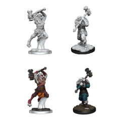 Critical Role Unpainted Miniatures: Ravenite Half-Dragon Barbarian Female