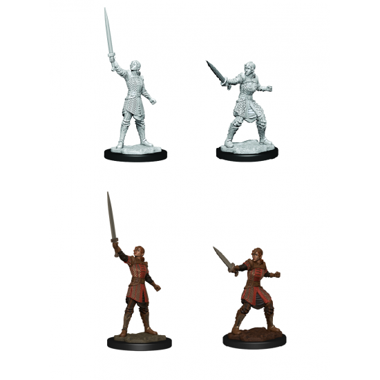 Critical Role Unpainted Miniatures: Human Dwendalian Empire Fighter Female