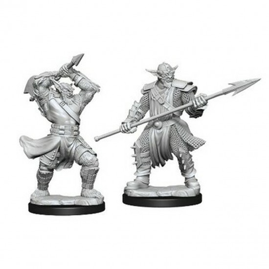 Critical Role Unpainted Miniatures: Bugbear Fighter Male