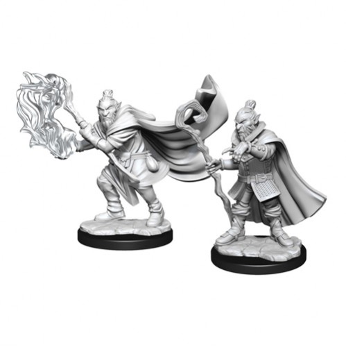 Critical Role Unpainted Miniatures: Hobgoblin Wizard and Druid Male