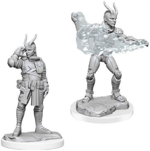 Starfinder Battles Deep Cuts Miniatures: Lashunta Technomancer Male