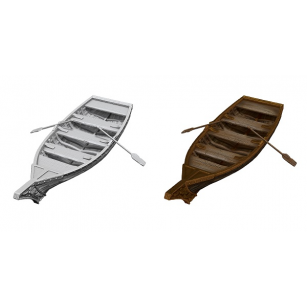 Wizkids Deep Cuts Miniatures: Rowboat & Oars