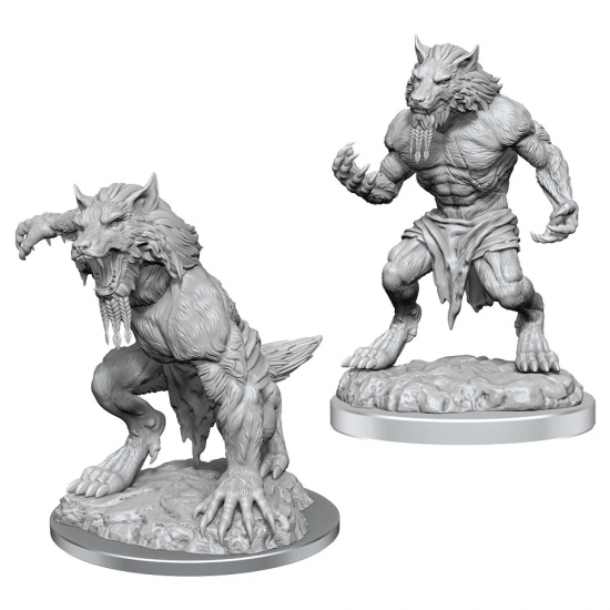 Critical Role Unpainted Miniatures: Fey Werewolves