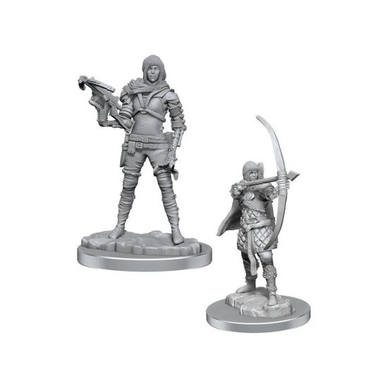 Wizkids Deep Cuts Unpainted Miniatures: Human Rogue