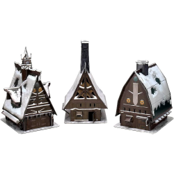D&D Icons of The Realms: Icewind Dale: Rime of The Frostmaiden - Ten Towns Papercraft Set
