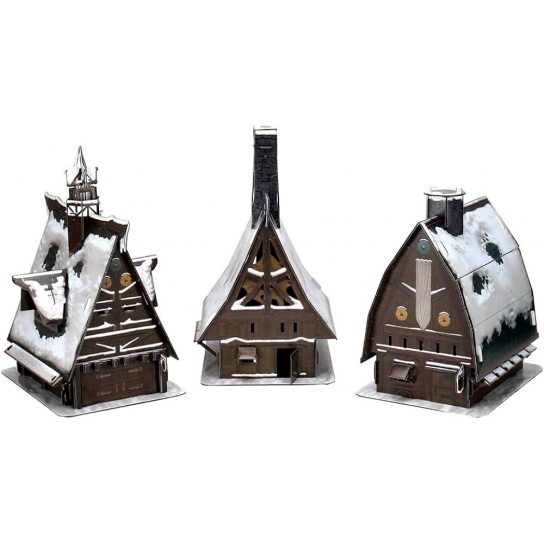 D&D Icons of The Realms: Icewind Dale: Rime of The Frostmaiden - Ten Towns Papercraft Set