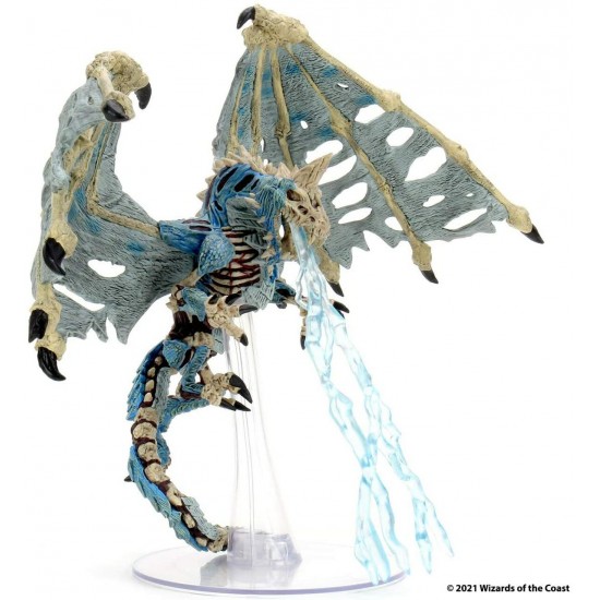 D&D Icons of the Realms: Boneyard - Premium Set: Blue Dracolich
