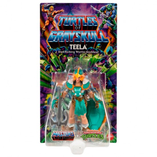 Turtles of Grayskull Masters of the Universe Teela Action
